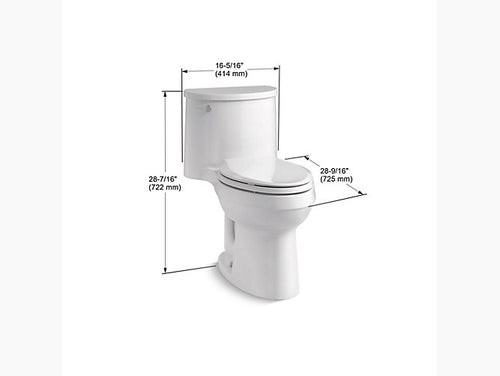Kohler Adair Comfort Height One-Piece Elongated Toilet | K-3946-0