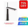 KOHLER Composed tall single handle bathroom sink faucet with joystick handle, 1.2 gpm in Vibrant Titanium