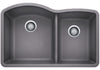 BLANCO DIAMOND U 1 3/4 Granite composite sink in  SILGRANIT®