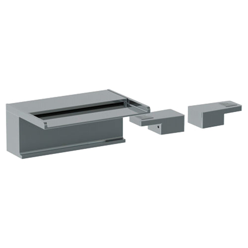 Edge 35 Deck Mounted 3 Hole Bath Set With Waterfall Spout | 35-8WF-ED3