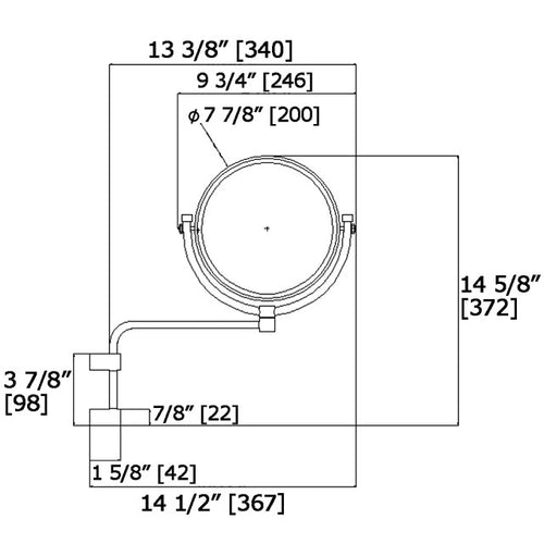 Magnification Mirror 2811 C