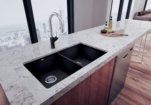 BLANCO PRECIS U 2 Granite composite sink in  SILGRANIT®