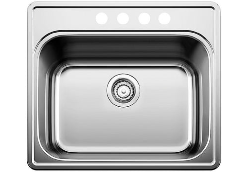 BLANCO ESSENTIAL UTILITY SINK (4 Hole) Stainless Steel sink
