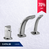 Riobel Salomé 3 Hole Roman Tub Faucet With Handshower - Polished Chrome