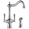 Brizo Tresa® Two Handle Kitchen Faucet With Spray | 62136LF-PC