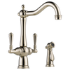 Brizo Tresa® Two Handle Kitchen Faucet With Spray | 62136LF-PC