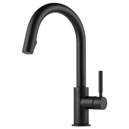Brizo Solna® Single Handle Pull Down Kitchen Faucet | 63020LF-BL