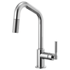 Brizo Litze® Pull Down Angled Spout And Knurled Handle | 63063LF-BLGL