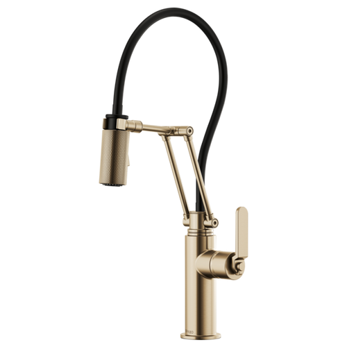 Brizo Litze® Articulating Faucet With Industrial Handle | 63244LF-BLGL