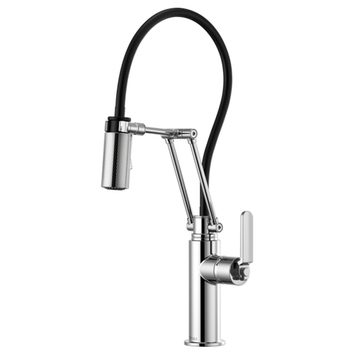 Brizo Litze® Articulating Faucet With Industrial Handle | 63244LF-BLGL
