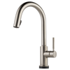Brizo Solna® Single Handle Single Hole Pull Down Kitchen Faucet | 64020LF-BL