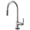 Brizo Litze® Smarttouch® Pull Down Faucet With Arc Spout | 64043LF-BLGL