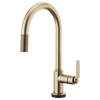 Brizo Litze® Smarttouch® Pull Down Faucet With Arc Spout | 64044LF-BLGL