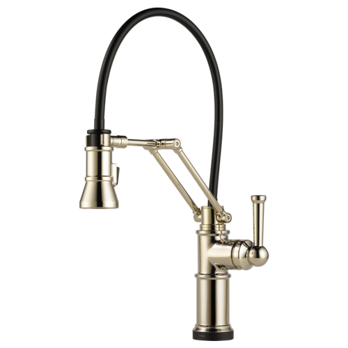 Brizo Artesso® Single Handle Articulating Kitchen Faucet | 64225LF-GL