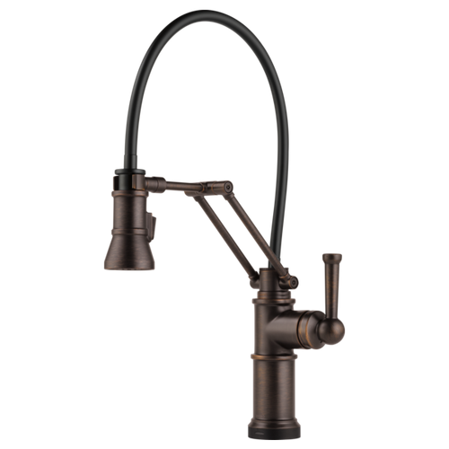 Brizo Artesso® Single Handle Articulating Kitchen Faucet | 64225LF-GL