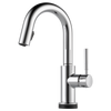 Brizo Solna® Single Handle Single Hole Pull Down Kitchen Faucet | 64020LF-BL