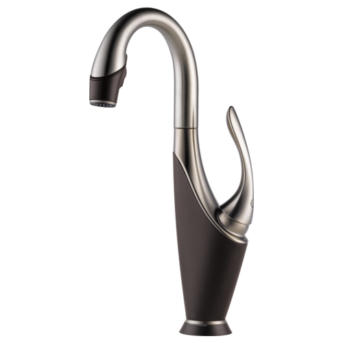 Brizo Vuelo® Single Handle Prep Faucet With Smarttouch® Technology | 64955LF-PC