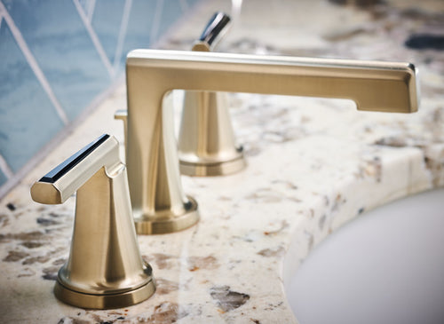 Levoir™ Widespread Lavatory Faucet With Low Spout - Less Handles