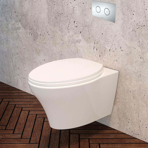 Caroma Somerton Invisi Dual-flush Wall Hung Toilet