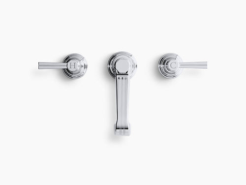 Kohler Pinstripe® Bathroom Sink Faucet | K-13132-4B-CP