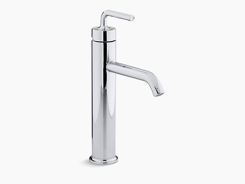 Kohler Purist® Tall Bathroom Sink Faucet | K-14404-4A-CP