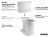 Kohler Wellworth® Two Piece Round Toilet | K-3987-0