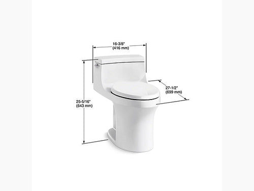 Kohler San Souci® Comfort Height® One Piece 1.28gpf Toilet | K-5172-0