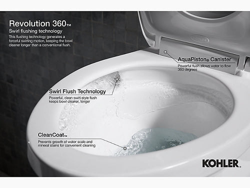 Kohler Corbelle® Comfort Height® Two Piece Toilet | K-3814-0