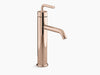 Kohler Purist® Tall Bathroom Sink Faucet | K-14404-4A-CP