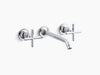 Kohler Purist Wall Mounted Bathroom Sink Faucet | K-T14415-3