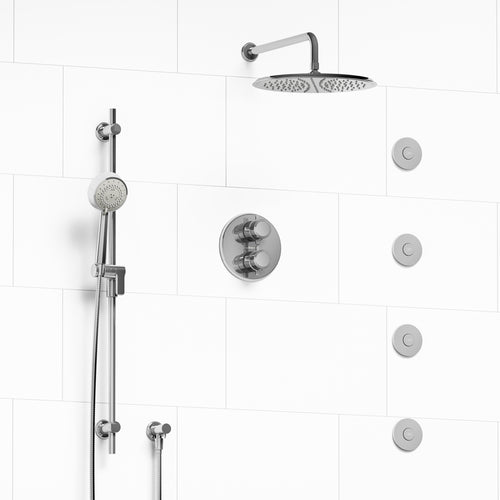 Riobel Momenti Shower Kit | KIT#483MMRD+