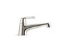 SINGLE-CONTROL SINK FAUCET, MARBLE HANDLE COUNTERPOINT