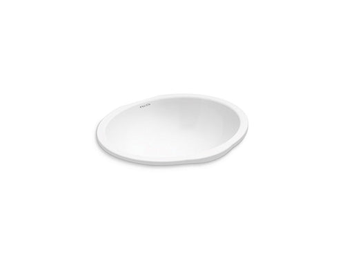UNDER-MOUNT BASIN, SOFT OVAL WITH OVERFLO
