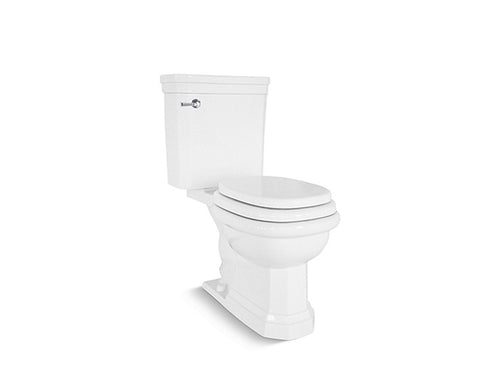 TWO-PIECE HIGH EFFICIENCY TOILET, ELONGATED, LESS SEAT FOR TOWN by Michael S Smith