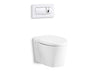 WALL-MOUNT DUAL FLUSH TOILET, LESS SEAT AND FLUSH ACTUATOR PLEΌ™ by Kallista