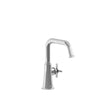 Riobel Momenti Single Hole Lavatory Bathroom Faucet | MMSQS00+