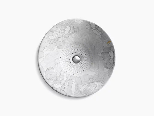 Kohler Empress Bouquet™ Conical Bell® Vessel Bathroom Sink