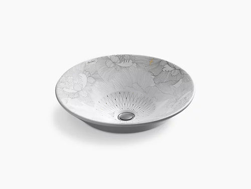Kohler Empress Bouquet™ Conical Bell® Vessel Bathroom Sink