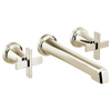 Brizo Two-Handle Wall Mount Lavatory Faucet - Less Handles | T65898LF-GLLHP-PCLHP-HL5898-PCBC-R65800
