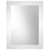 Clear Ribboned Glass Framed Mirror M00141