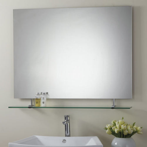 Mirror with Hanging Bottom Shelf M00147