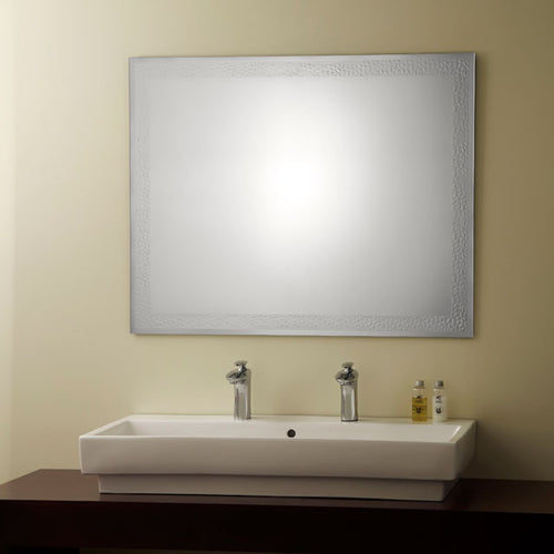 Faux Cloud Relief Framed Mirror M00315