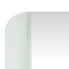 Mirror with Parallel Frosted Side Trim M00561