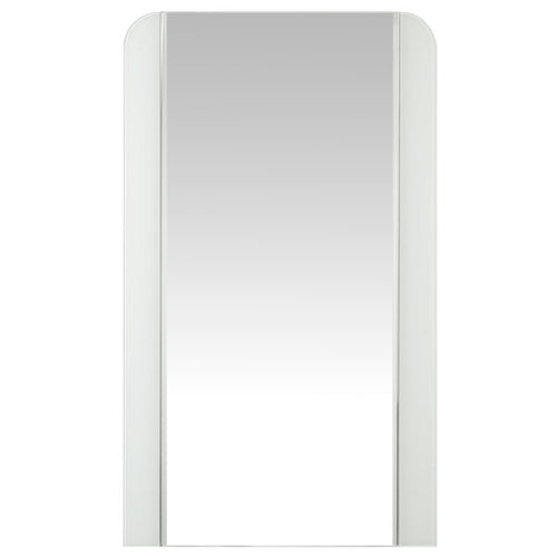 Mirror with Parallel Frosted Side Trim M00561