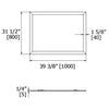 Beveled Frame Mirror M30009L