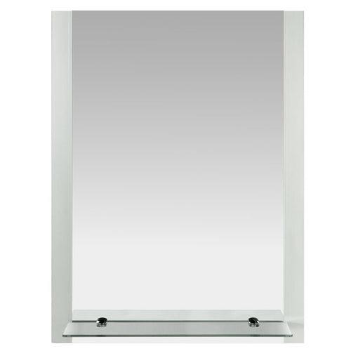 Parallel Frosted Mirror with Shelf M31005