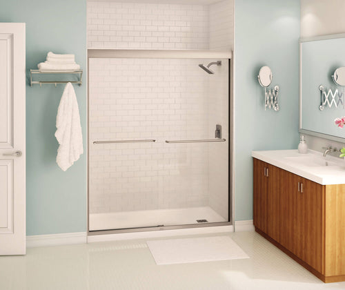 Aura Sliding Shower Door 51-55 x 71 in. 6 mm