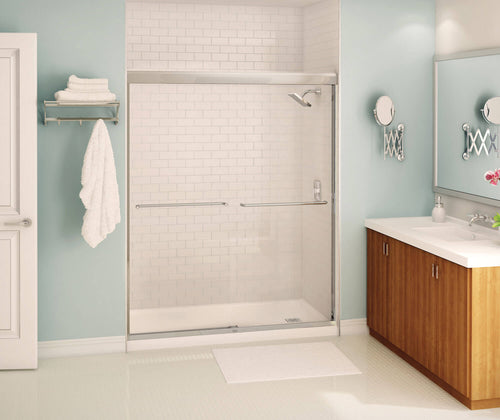 Aura Sliding Shower Door 55-59 x 71 in. 6 mm
