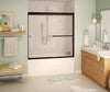 Aura Sliding Tub Door 55-59 x 57 in. 8 mm