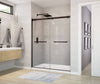 Duel Sliding Shower Door 56-58 ½ x 70 ½-74 in. 8 mm